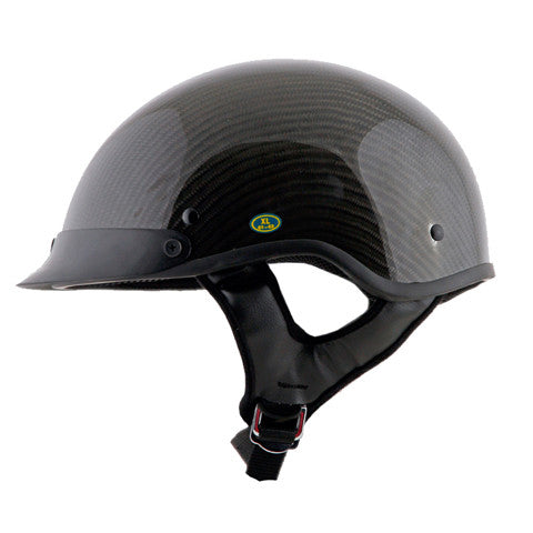 Rodia RHD200 Half Motorcycle Helmet (Carbon Fiber)