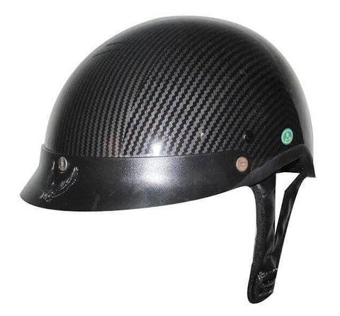 Rodia RHD200 Half Motorcycle Helmet (Carbon Graphic)