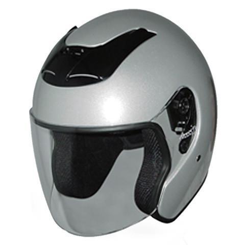 Rodia RK4 Flip Shield Scooter Helmet (Silver)