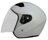 Rodia RK5 Flip Shield Scooter Helmet (White)